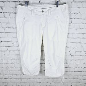 HELLY HANSEN | cropped stretch drawstring hem athletic pants
